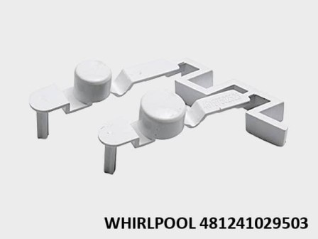 Бутон двоен държач за ключове Whirlpool -  WHIRLPOOL 481241029503