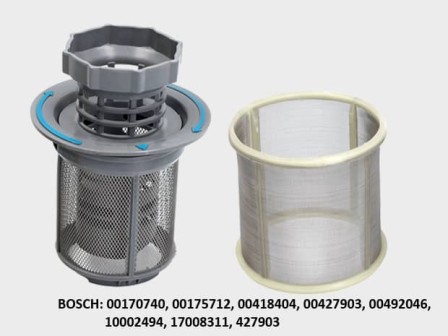 Филтър за съдомиялна – BOSCH 10002494