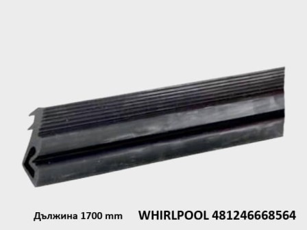 Уплътнител за врата на съдомиялна WHIRLPOOL 481246668564