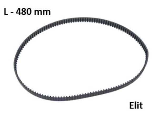 Ремък дължина L=480 mm хлебопекарна Елит