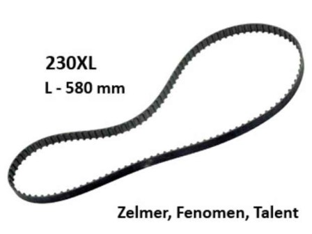 Ремък l=580 mm 230XL за кухненски робот Zelmer Fenomen Talent 880 881