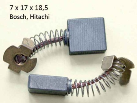 Графитна четка 7,0х17х18.5 за Bosch Hitachi