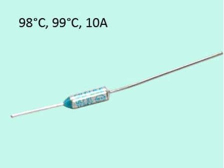 Стопяем термопредпазител 98°C 99°C 10А