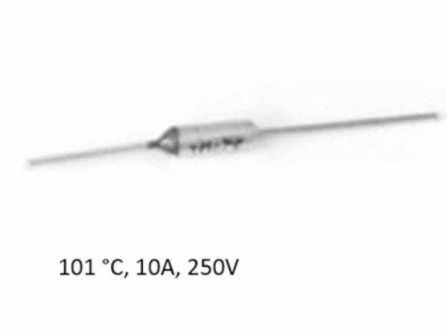 Стопяем термопредпазител 101°C 105°C 10А