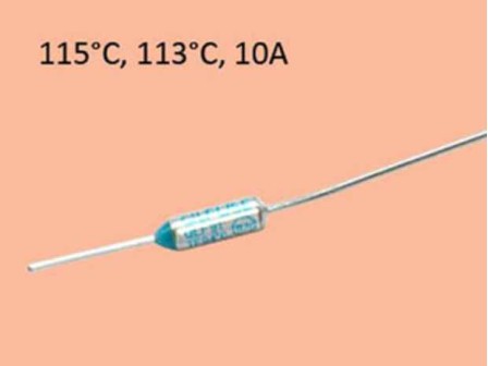 Стопяем термопредпазител 115°C 113°C 10А