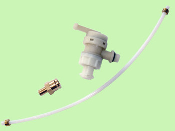 Клапан свръхналягане, комплект с тефлоново съединение и нипел, за кафемашина Delonghi, 7313211921