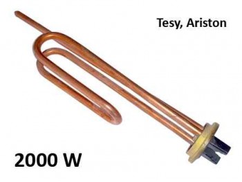 Нагревател за бойлер Tesy, Ariston 2000W, мед
