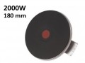 Плоча за котлон 2000W, диаметър 180мм, бързонагряваща, червена точка, Uклеми
