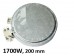 Плоча за керамичен плот 1700W, диаметър 200мм., EGO 10.58211.004, Gorenje