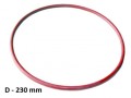 Уплътнение тенджера под налягане, руска, външен диаметър D=230мм, червено