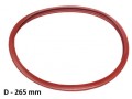 Уплътнение за тенджера под налягане Fagor, външен диаметър D=265мм, червено