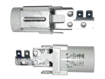 Кондензатор 250V, 50/60HZ, 16A/40°, с планка, филтър