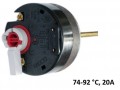 Терморегулатор за бойлер 74-92 °C, 20A, със защита, RECO, външно регулиране