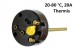 Терморегулатор 20-80 °C, 20А, за бойлер, Thermis, type 04030