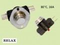 Терморегулатор, термозащита 80 °C, 16A, 4 извода, RELAX, Релакс