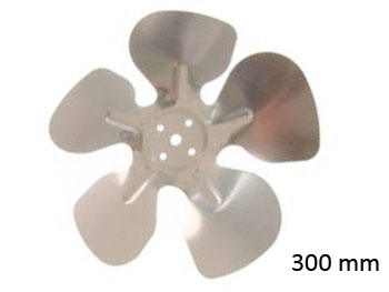 Перка за вентилатор на хладилник, диаметър D=300мм.