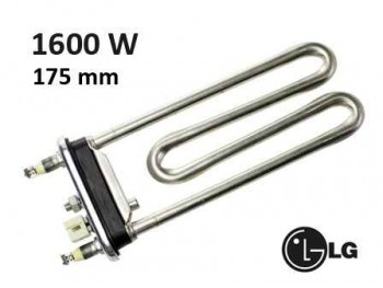 Нагревател за пералня LG, 1600W, NTC,  2 термопредпазителя, AEG33121513, 159EG02