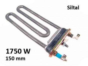 Нагревател за пералня Силтал, Siltal, 1750W, дължина 150мм, 49558401, предпазител
