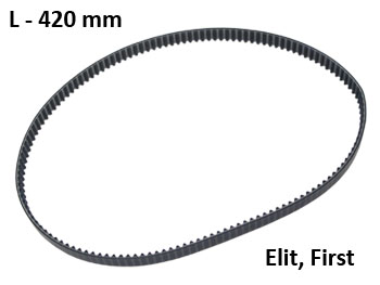 Ремък, дължина L=420мм, за хлебопекарна, Елит, First, аналог на 1003042