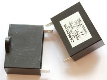 Кондензатор за климатик   4,0µF, 400V, ±5%, квадратен, с кабелни обувки